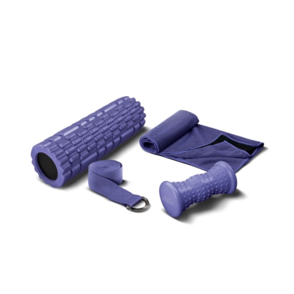 Lomi Fitness Recovery Kit 4-Piece Home Fitness Set Purple NEW